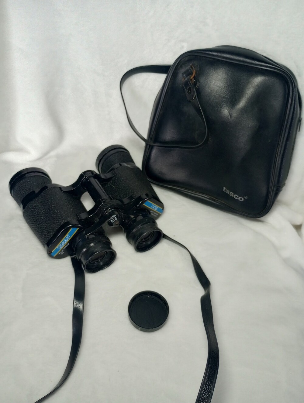 Vintage Tasco #304 Pre 1970’s Black Binoculars 7x35 Fully Coated with Carry Case